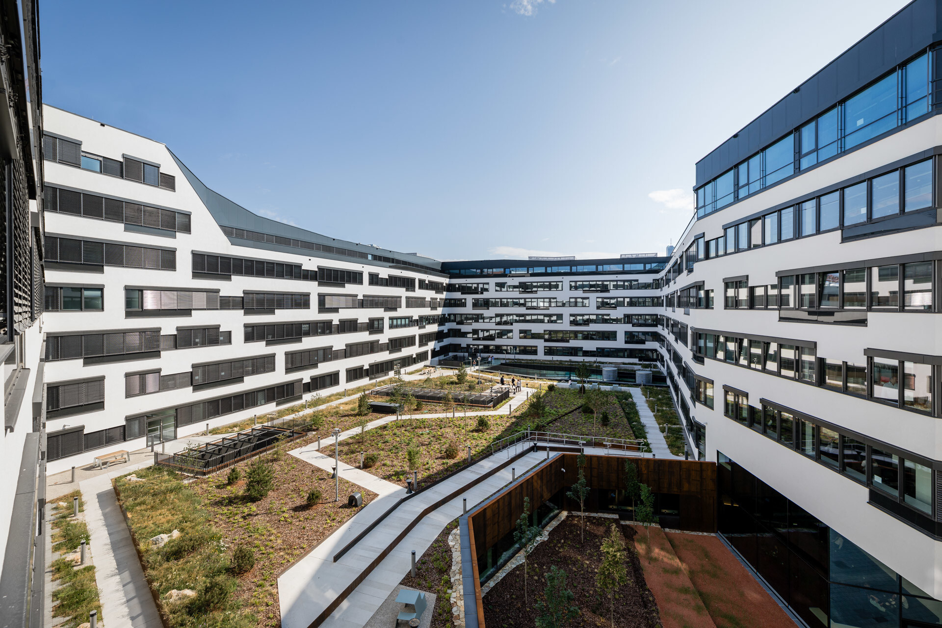 Modernes Arbeiten im VIENNA WORKS am Austria Campus - Büroflächen zu mieten in 1020 Wien