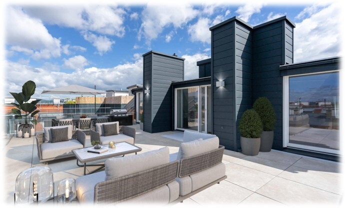 Erstklassige Design-Dachgeschosswohnung mit 50m² Terrasse - Wohnen im Botschaftsviertel - zu kaufen in 1040 Wien