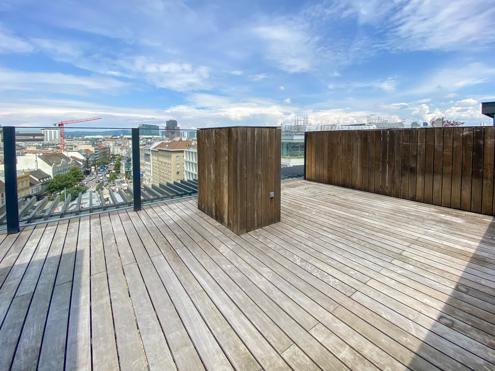 2-room apartment with approx. 54 m² roof terrace in FIFTY FIVE at Rochusmarkt - Rent 1030 Vienna