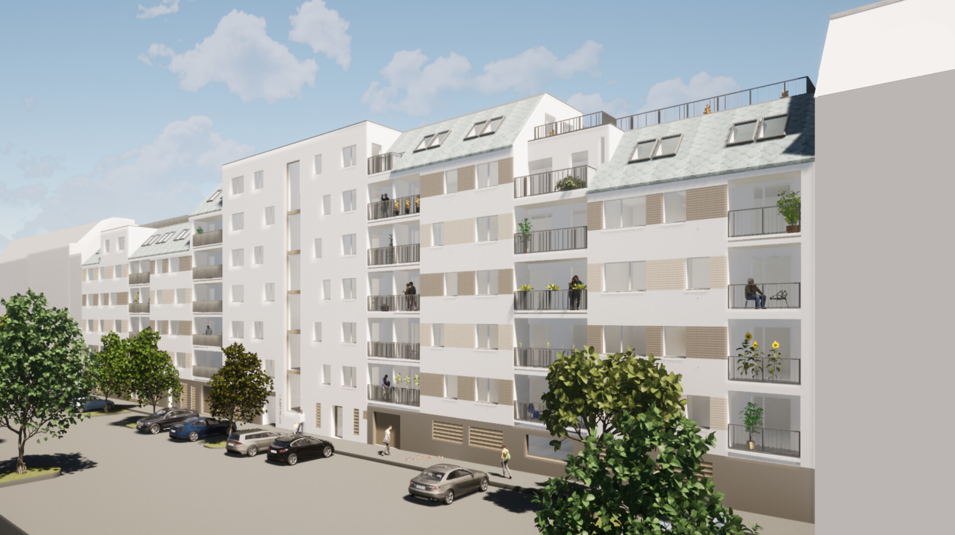 Neubauprojekt: 1-Zimmer-Wohnung mit Loggia in Niedrigenergiehaus in Ottakring, zu Mieten in 1160 Wien