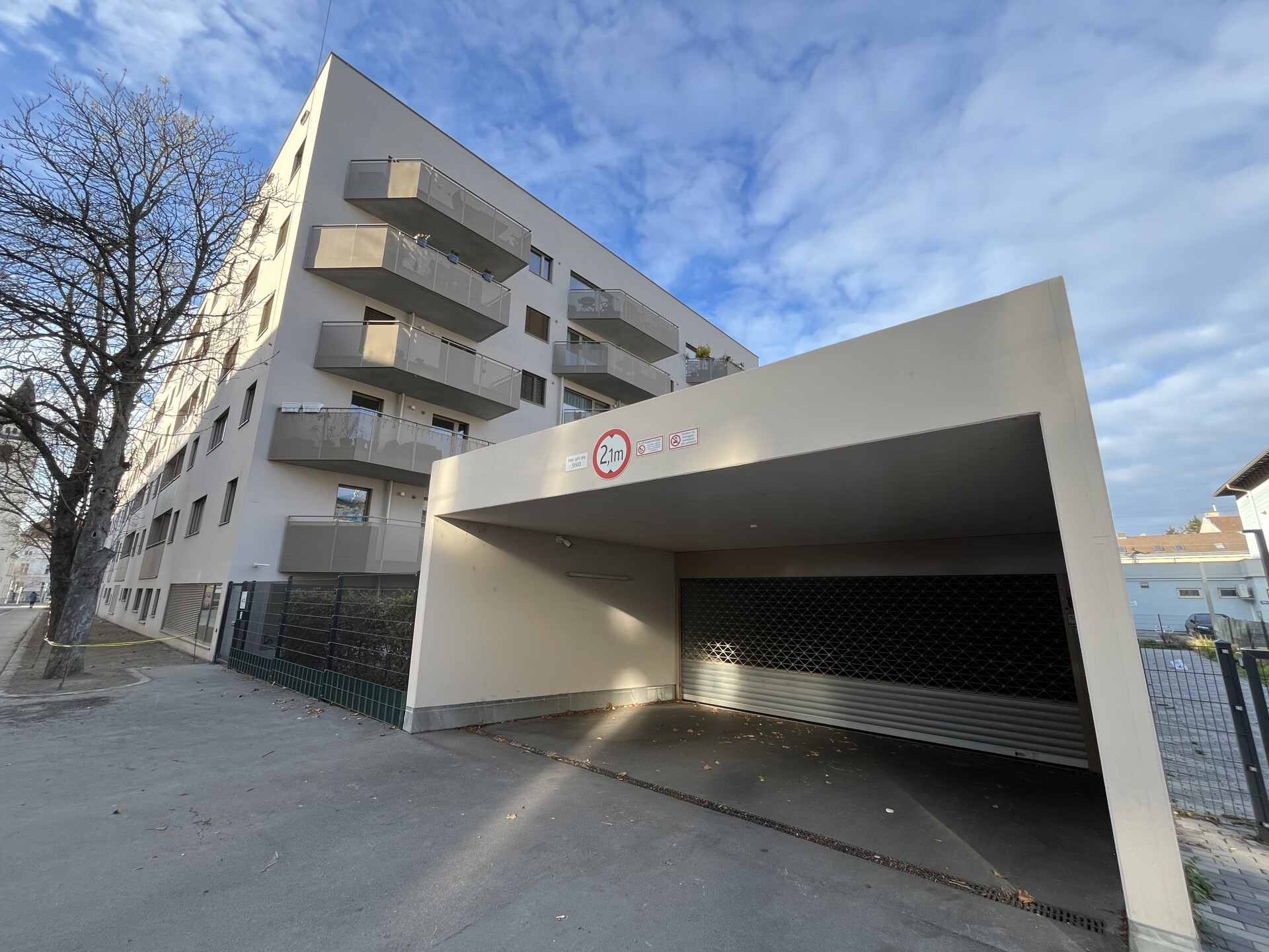 Garagenstellpaltz im Neubauprojekt an der Cumberlandstraße 40 zu mieten - direkt neben dem Bahnhof Wien Penzing